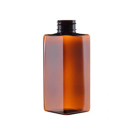 Plastová fľaša Square 250 ml, čierna