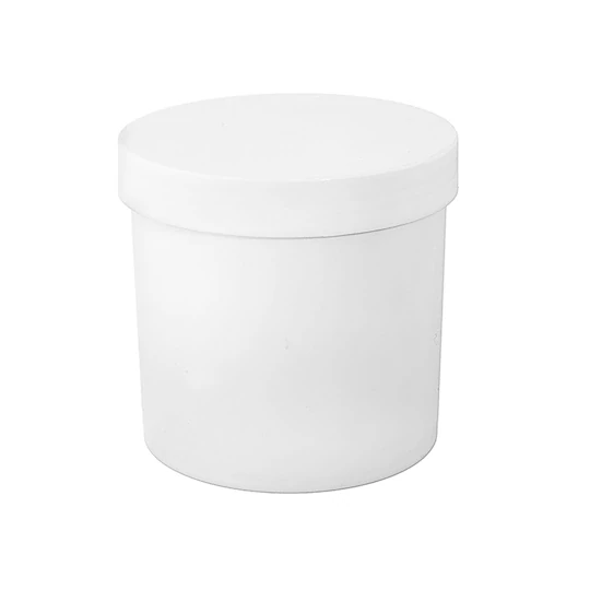 Plastová dóza s uzáverom biela, 300 ml