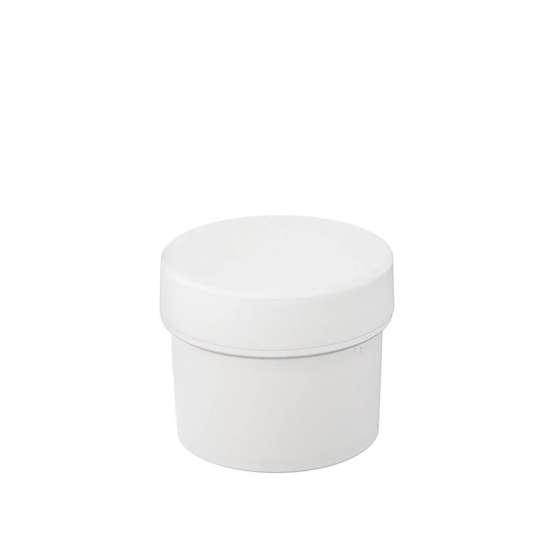 Plastová dóza s uzáverom biela, 50 ml