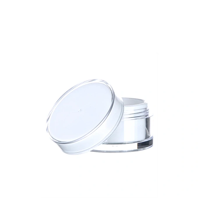 Plastová dóza s dvojitou stenou, 15 ml biela