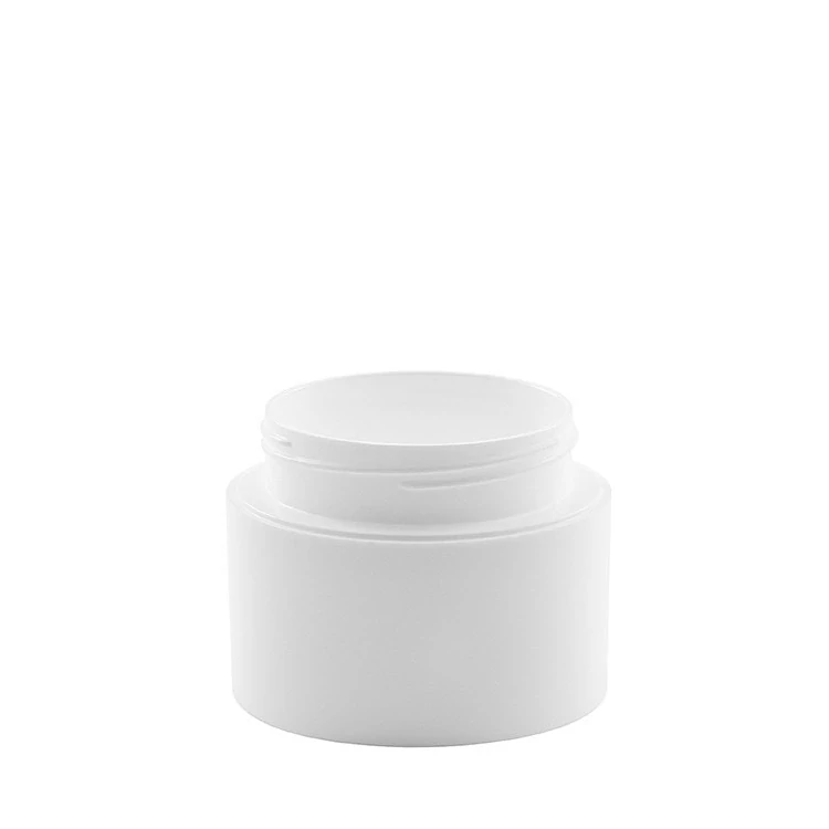 Plastová dóza s dvojitou stenou, 100 ml biela