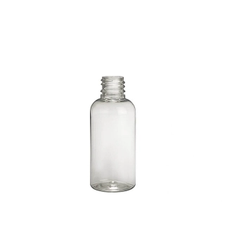 Plastová fľaša 50 ml, priehľadná