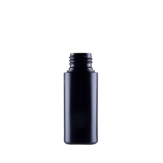 Plastová fľaša ECO-HDPE 50 ml, čierna