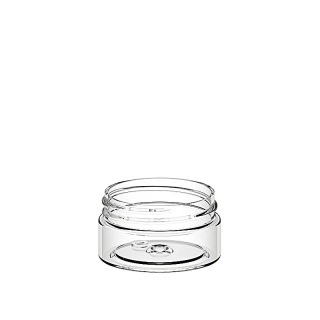 Plastová dóza priehľadná 25 ml, 48/400