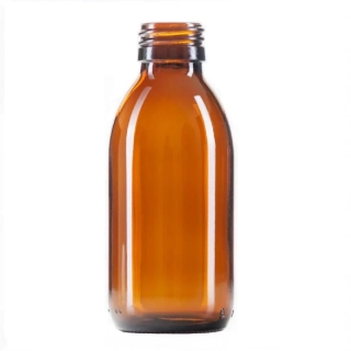 Sklenená fľaša hnedá 150 ml