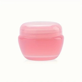 Mini plastová dóza svetloružová s medziviečkom 5 ml