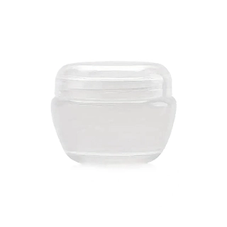 Mini plastová dóza priehľadná s medziviečkom 5 ml