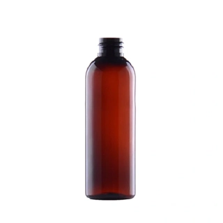 Plastová fľaša 100 ml, hnedá