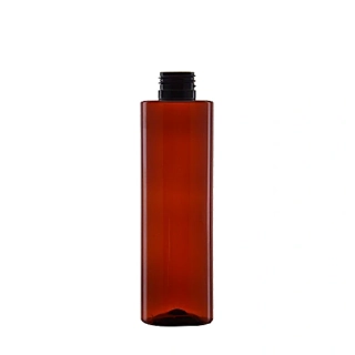 Plastová fľaša 200 ml, hnedá