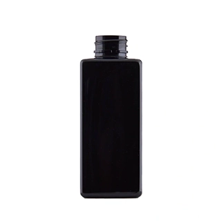 Plastová fľaša Square 250 ml, čierna