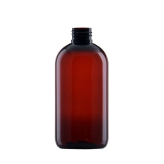 Plastová fľaša 250 ml, hnedá