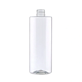 Plastová fľaša recyklovaná 400 ml, priehľadná