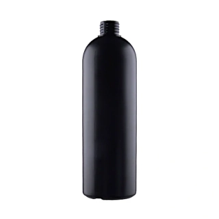 Plastová fľaša HDPE 500 ml, čierna