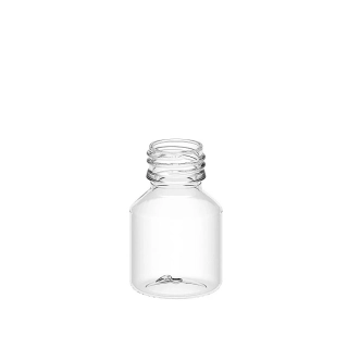 Plastová fľaša 50 ml, priehľadná