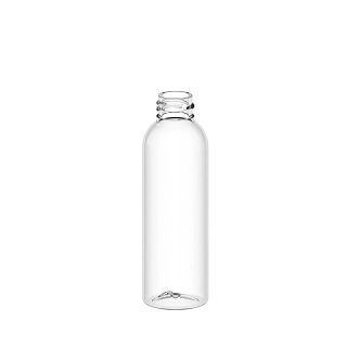 Plastová fľaša 75 ml, priehľadná