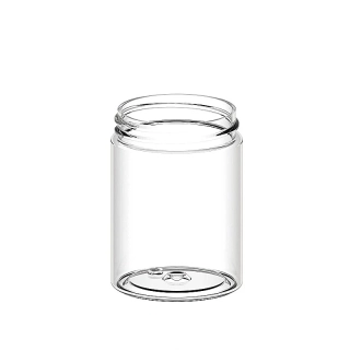 Plastová dóza priehľadná 100 ml, 48/400