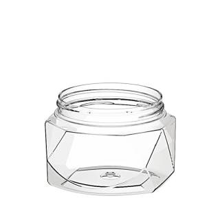 Plastová dóza Diamond 200 ml, priehľadná 70/400