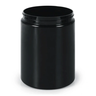 Plastová dóza čierna 1000 ml, 100/400