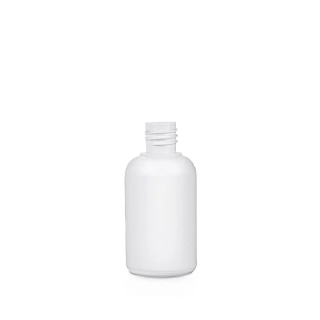 Plastová fľaša HDPE 50 ml, biela