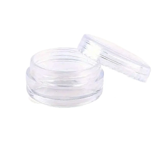 Mini plastová dóza priehľadná 3 ml