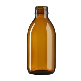 Sklenená fľaša hnedá 200 ml