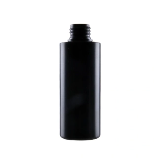 Plastová fľaša ECO-HDPE 150 ml, čierna