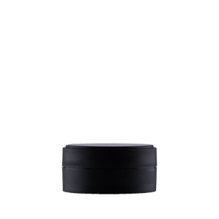 Plastová dóza s uzáverom čierna, 50 ml