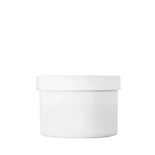 Plastová dóza s uzáverom biela, 200 ml