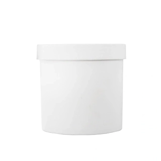 Plastová dóza s uzáverom biela, 300 ml