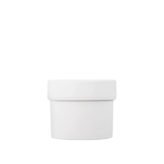 Plastová dóza s uzáverom biela, 50 ml