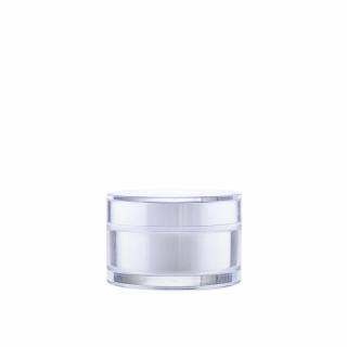 Plastová dóza s dvojitou stenou, 15 ml biela