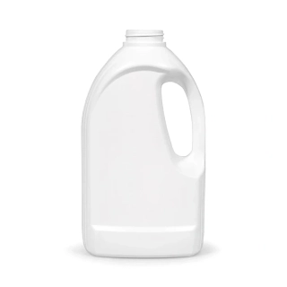 Plastová fľaša HDPE na prací prostriedok 1500 ml, biela