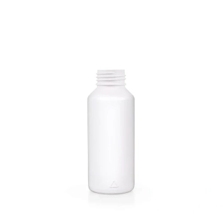 Plastová fľaša HDPE 100 ml, biela