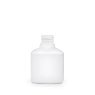 Plastová fľaša HDPE oválna 100 ml, biela