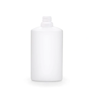 Plastová fľaša HDPE oválna 500 ml, biela