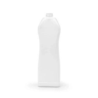 Plastová fľaša HDPE na čistiaci prostriedok 500 ml, biela
