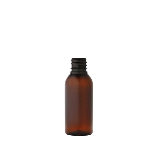 Plastová fľaša 35 ml, hnedá