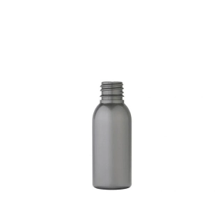 Plastová fľaša 35 ml, strieborná