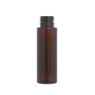 Plastová fľaša 100 ml, hnedá