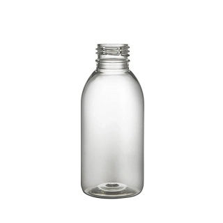Plastová fľaša 150 ml, priehľadná