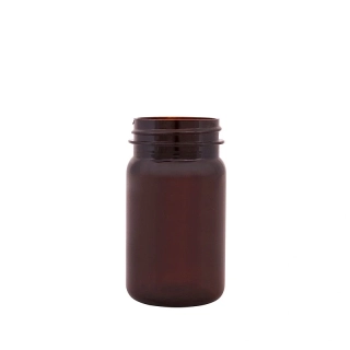Plastová nádoba na tabletky 100 ml, hnedá