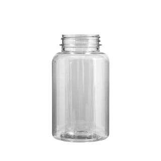 Plastová nádoba na tabletky 250 ml, priehľadná