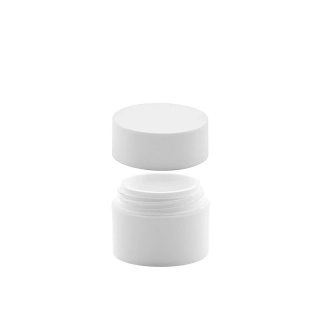 Plastová dóza s dvojitou stenou, 5 ml biela