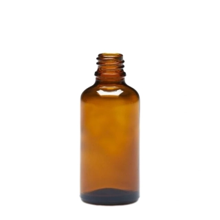 Sklenená fľaša hnedá 50 ml