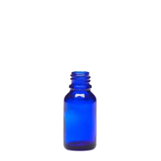 Sklenená fľaša modrá 15 ml