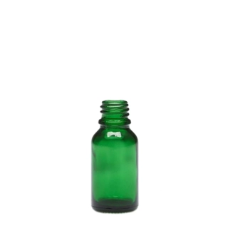 Sklenená fľaša zelená 15 ml