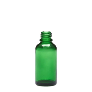 Sklenená fľaša zelená 30 ml