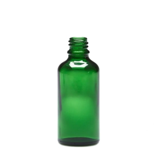 Sklenená fľaša zelená 50 ml