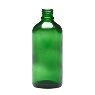 Sklenená fľaša zelená 100 ml