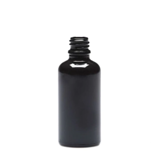 Sklenená fľaša čierna 50 ml